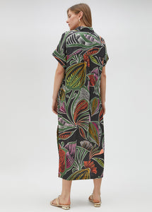 Abito camicia tropicale - Lola Casademunt